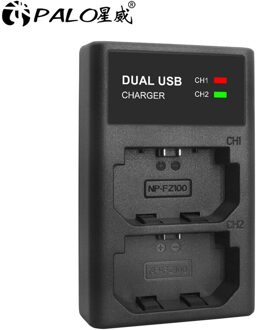 Palo NP-FZ100 NPFZ100 FZ100 Digitale Batterij Lader Voor Sony Alpha A9, Alpha A7R Iii, A7R Mark 3, alpha A7 Iii, A7 Mark 3 lader A