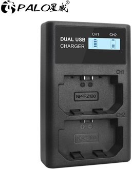 Palo NP-FZ100 NPFZ100 FZ100 Digitale Batterij Lader Voor Sony Alpha A9, Alpha A7R Iii, A7R Mark 3, alpha A7 Iii, A7 Mark 3 lader B