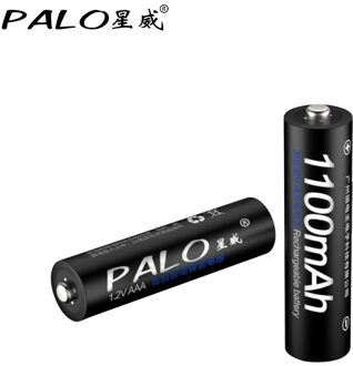 Palo Oplaadbare Batterijen 1.2V Aaa 1100Mah Ni-Mh Pre Opgeladen Batterij 3A Bateria Met Een Doos Voor Camera speelgoed Tandenborstel 2stk AAA