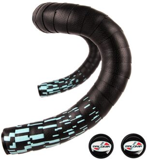 Paloma Road Fiets Bicolor Stuur Tape 3Mm Bike Pu Gebogen Bar Bandage Meteor Gradiënten Comfortabel En Ademend zwart Bianchi groen