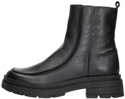 Palpa Enkellaarsjes Plat Zwart - 41