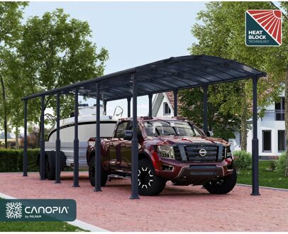 Palram | Canopia - Carport Camper Alpine - Grijs - 1290x359x307cm