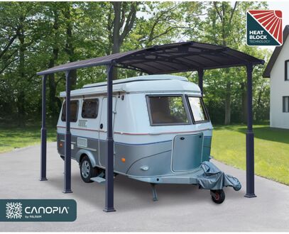 Palram | Canopia - Carport Camper Alpine - Grijs - 507x360x307cm