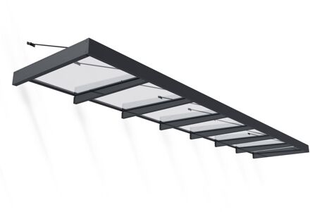 Palram | Canopia - Deur En Veranda Luifel Sophia Xl - Grijs - 660x140cm