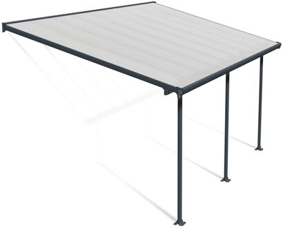 Palram | Canopia - Terrasoverkapping Feria - Donkergrijs - 3x5.5m
