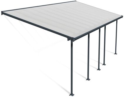 Palram | Canopia - Terrasoverkapping Feria - Donkergrijs - 3x7.3m