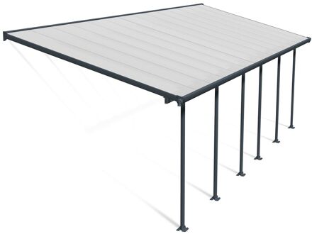 Palram | Canopia - Terrasoverkapping Feria - Donkergrijs - 3x8.5m