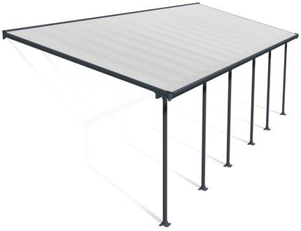Palram | Canopia - Terrasoverkapping Feria - Donkergrijs - 3x9.2m