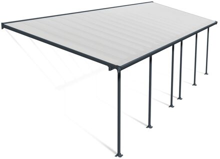 Palram | Canopia - Terrasoverkapping Feria - Donkergrijs - 3x9.7m