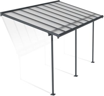 Palram | Canopia - Terrasoverkapping Sierra - Donkergrijs - 2,2x4,5m