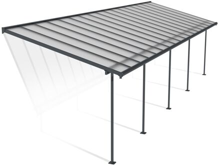 Palram | Canopia - Terrasoverkapping Sierra - Donkergrijs - 3x10,4m