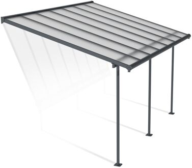 Palram | Canopia - Terrasoverkapping Sierra - Donkergrijs - 3x4,3m