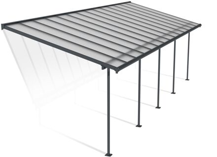 Palram | Canopia - Terrasoverkapping Sierra - Donkergrijs - 3x8,6m