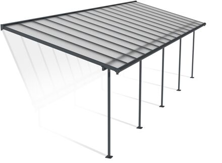 Palram | Canopia - Terrasoverkapping Sierra - Donkergrijs - 3x9,2m