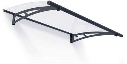 Palram | Canopia - Toegangsdeurluifel Aquila 1500 - Helder - Donkergrijs - 150x91,5cm