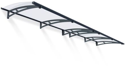 Palram | Canopia - Toegangsdeurluifel Aquila 4100 - Helder - Donkergrijs - 412x91,5cm