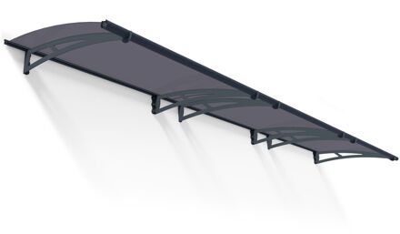 Palram | Canopia - Toegangsdeurluifel Aquila 4500 - Donkergrijs - 453,5x91,5cm