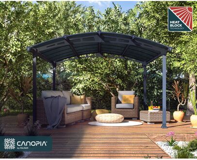 Palram | Canopia - Tuinpaviljoen Tucson 4300 - Grijs - 435x360cm