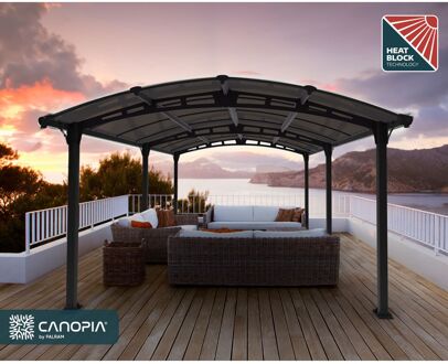 Palram | Canopia - Tuinpaviljoen Tucson 5000 - Grijs - 507x359cm