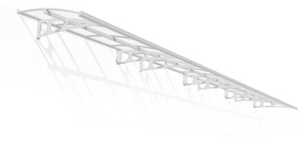 Palram | Canopia - Veranda- En Deurluifel Bordeaux - Helder Wit - 892x139cm