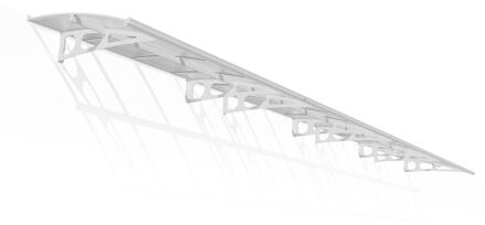 Palram | Canopia - Veranda- En Deurluifel Bordeaux - Mistig Wit - 892x139cm