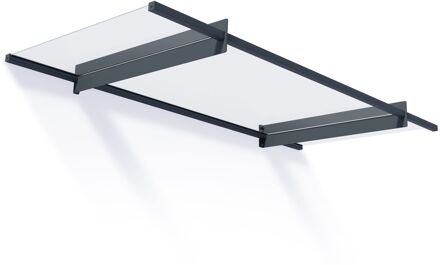 Palram | Canopia - Veranda- En Deurluifel Nancy - Helder - Donkergrijs - 94x205cm