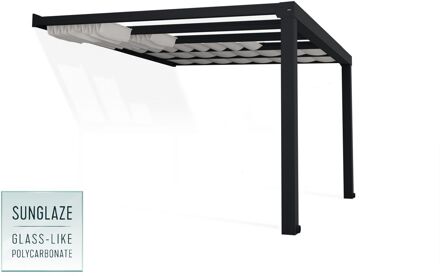 Palram-canopia Zonnescherm Voor Terrasoverkapping Stockholm Wit 340x950cm