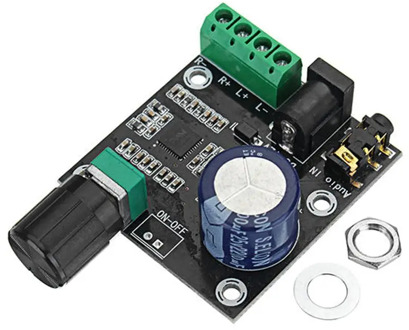 PAM8610 Dual Channel DC 12V HD Pure Digital o Stereo Amplifier Board Class D 15W x 2 High Power Amplifier Module