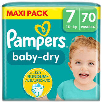 Pampers Baby-Dry luiers, maat 7, 15+ kg, Maxi Pack (1 x 70 luiers) - 8