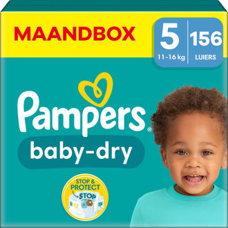 Pampers Baby Dry - Maat 5 - Maandbox - 156 stuks - 11/16 KG