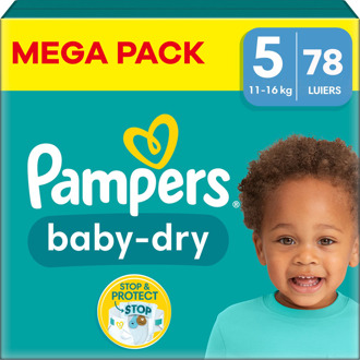 Pampers Baby Dry - Maat 5 - Mega Pack - 78 stuks - 11/16 KG