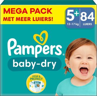 Pampers Baby Dry - Maat 5+ - Megapack - 84 stuks - 12/17KG