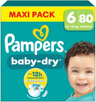 Pampers Baby Dry - Maat 6 - Mega Pack - 80 luiers