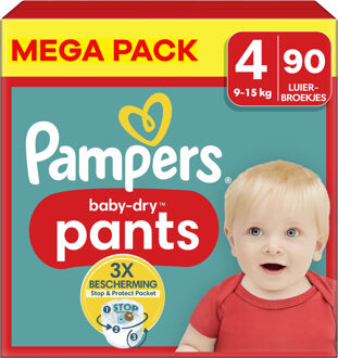 Pampers Baby Dry Pants - Maat 4 - Mega Pack - 90 stuks - 9/15 KG