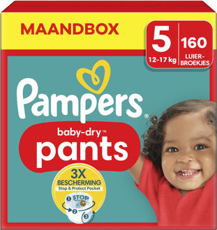 Pampers Baby Dry Pants - Maat 5 - Maandbox - 160 stuks - 12/17KG