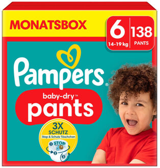 Pampers Baby Dry Pants - Maat 6 - Maandbox - 138 stuks - 14/19 KG