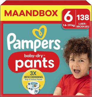 Pampers Baby Dry Pants - Maat 6 - Maandbox - 138 stuks - 14/19 KG