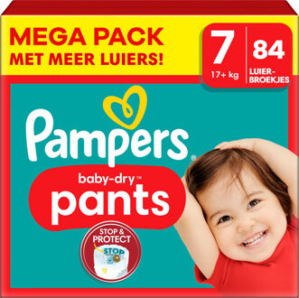 Pampers Baby Dry Pants - Maat 7 - Mega Pack - 84 stuks - 17+ KG