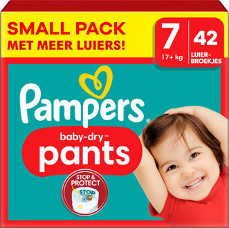Pampers Baby Dry Pants - Maat 7 - Small Pack - 42 stuks - 17+ KG