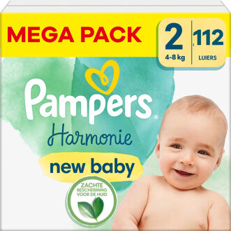 Pampers Harmonie - Maat 2 - Mega Pack - 116 stuks - 4/8 KG