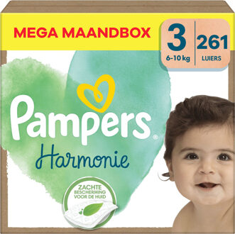 Pampers Harmonie - Maat 3 - Mega Maandbox - 261 stuks - 6/10 KG