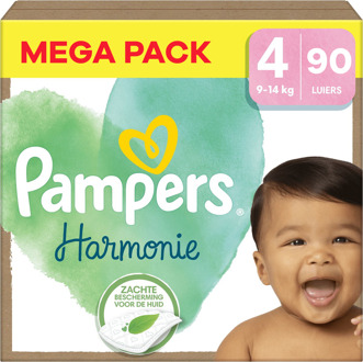 Pampers Harmonie - Maat 4 - Mega Pack - 90 stuks - 9/14 KG