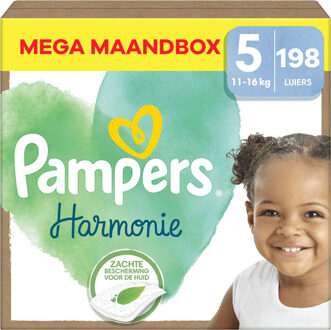 Pampers Harmonie - Maat 5 - Mega Maandbox - 198 stuks - 11/16 KG