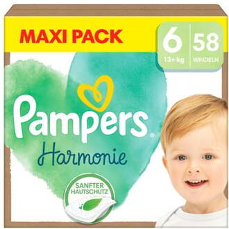 Pampers Harmonie - Maat 6 - Mega Pack - 58 luiers - 13+ KG