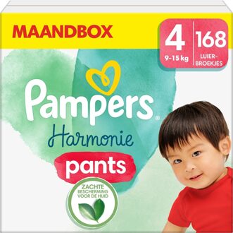 Pampers Harmonie Pants - Maat 4 - Maandbox - 168 stuks - 9/15 KG