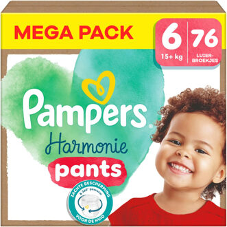 Pampers Harmonie Pants - Maat 6 - Mega Pack - 76 stuks - 15+ KG