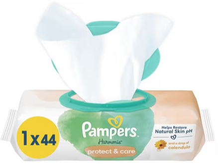 Pampers Harmonie Protect & Care - Calendula - Billendoekjes - 44 doekjes - 1 x 44