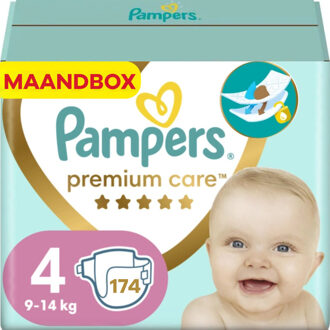 Pampers Premium Care - Maat 4 - Maandbox - 174 stuks - 9/14 KG