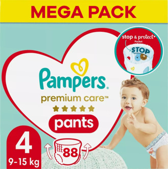 Pampers Premium Care Pants - Maat 4 - Mega Pack - 88 stuks - 9/14 KG