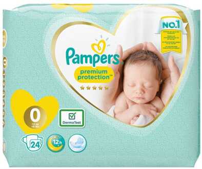 Pampers Premium Protection - Maat 0 - Small Pack - 24 luiers - Premature luiers